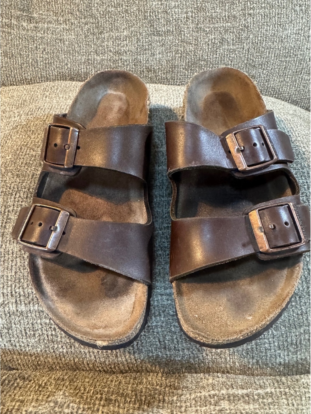 Birkenstock Arizona Soft Footbed Brown Leather Sandals Size 36 / US 5 - 5.5
